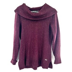Ivanka Trump purple pullover turtleneck sweater size M